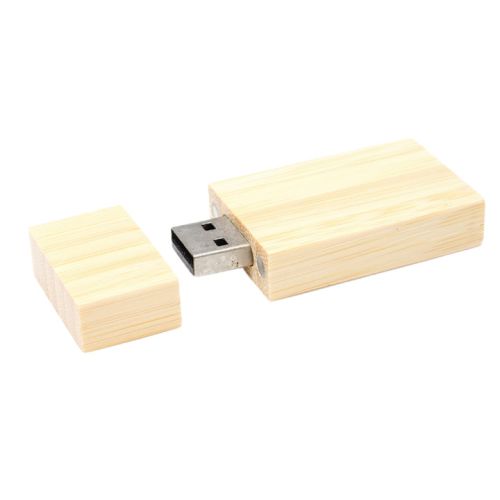 USB-stick bamboe 4 GB - Afbeelding 1